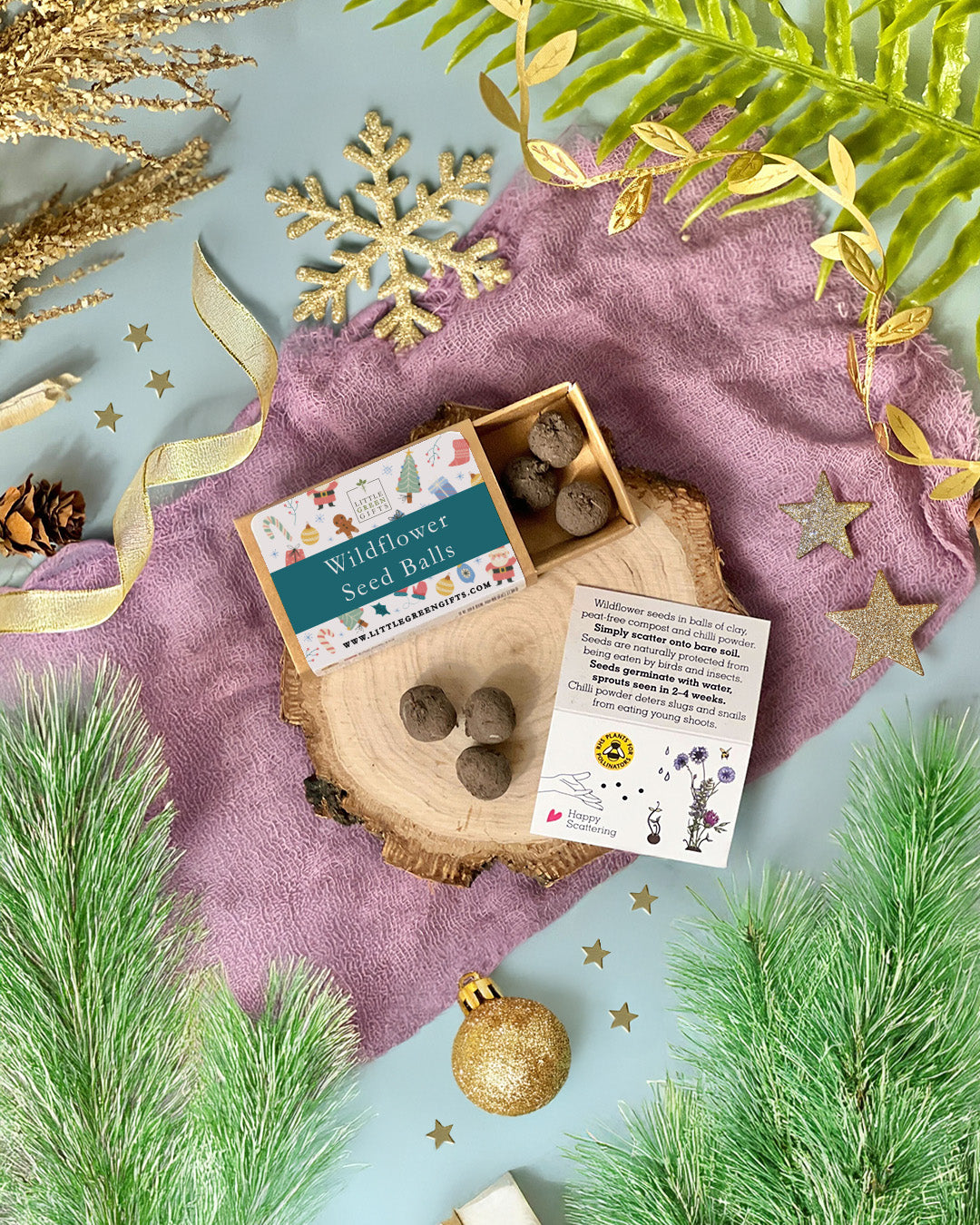 Wildflower Seed Balls - Christmas Cheer