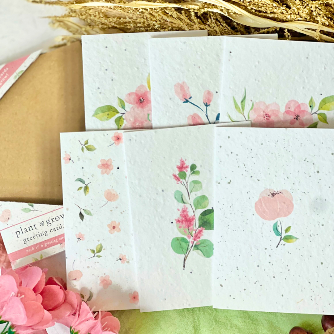 Greeting Cards Multipack - Blushing Blooms