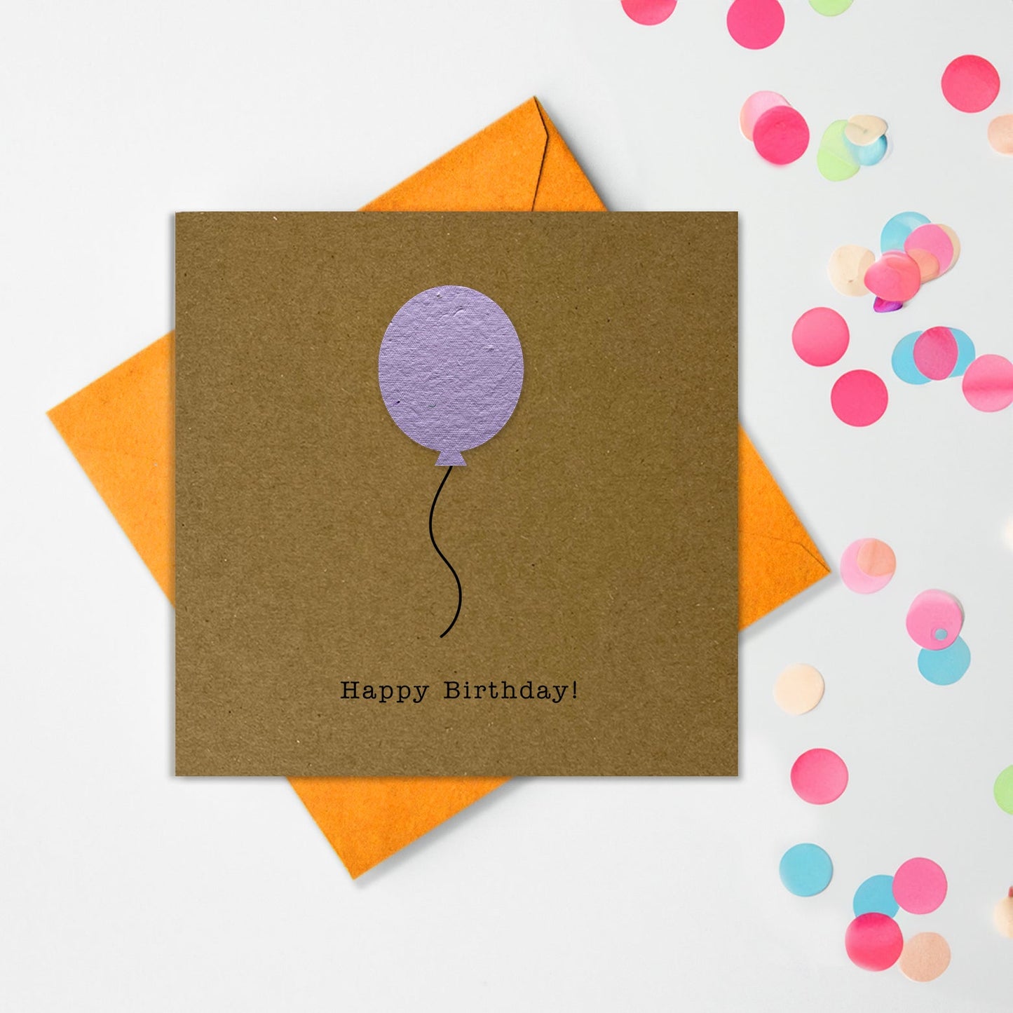 Plantable Shapes - Happy Birthday Balloon