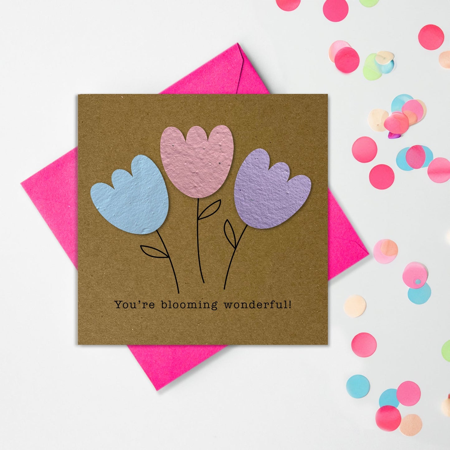 Plantable Shapes - You´re Blooming Wonderful!