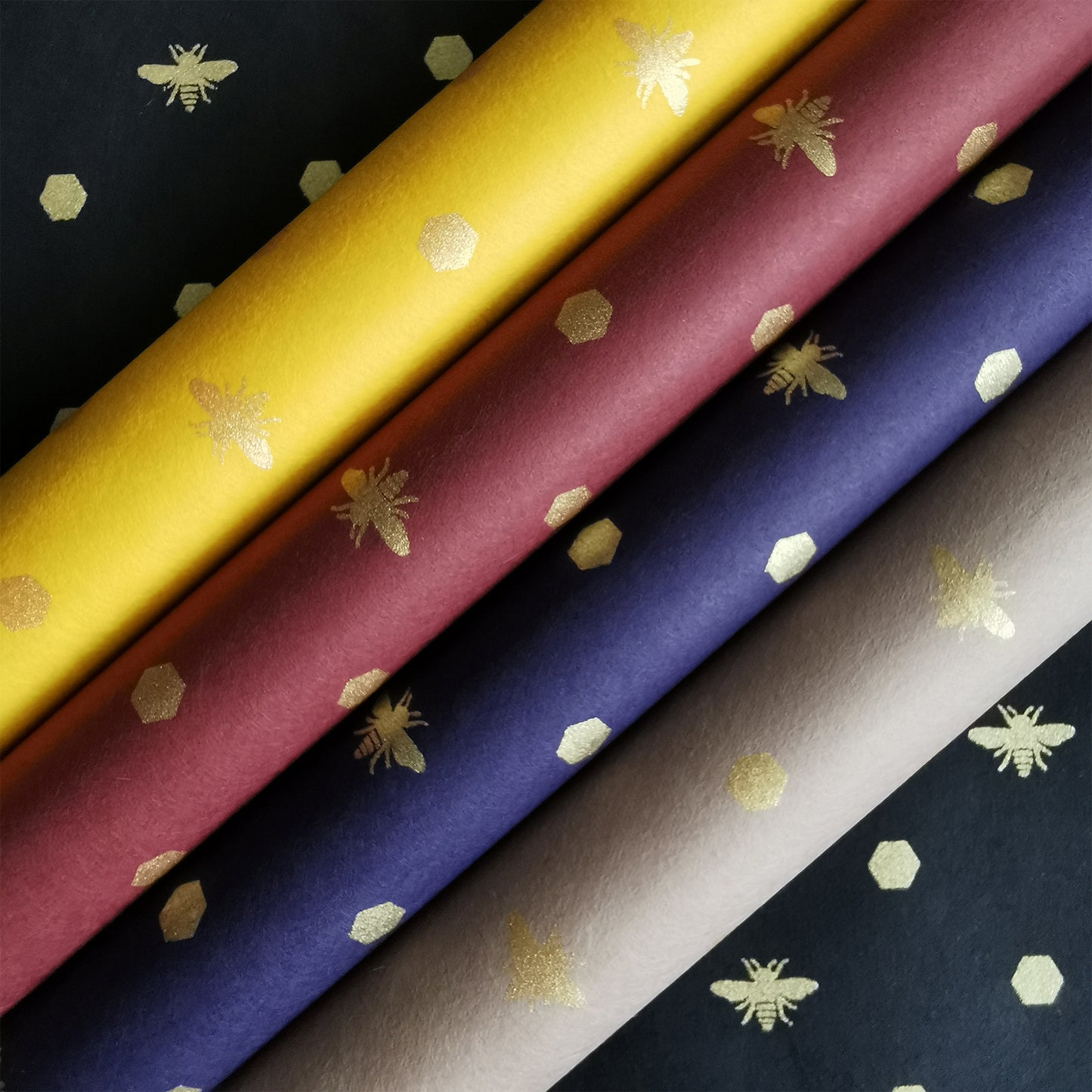 Eco-friendly Mulberry Wrapping Paper BEES - 100% Biodegradable