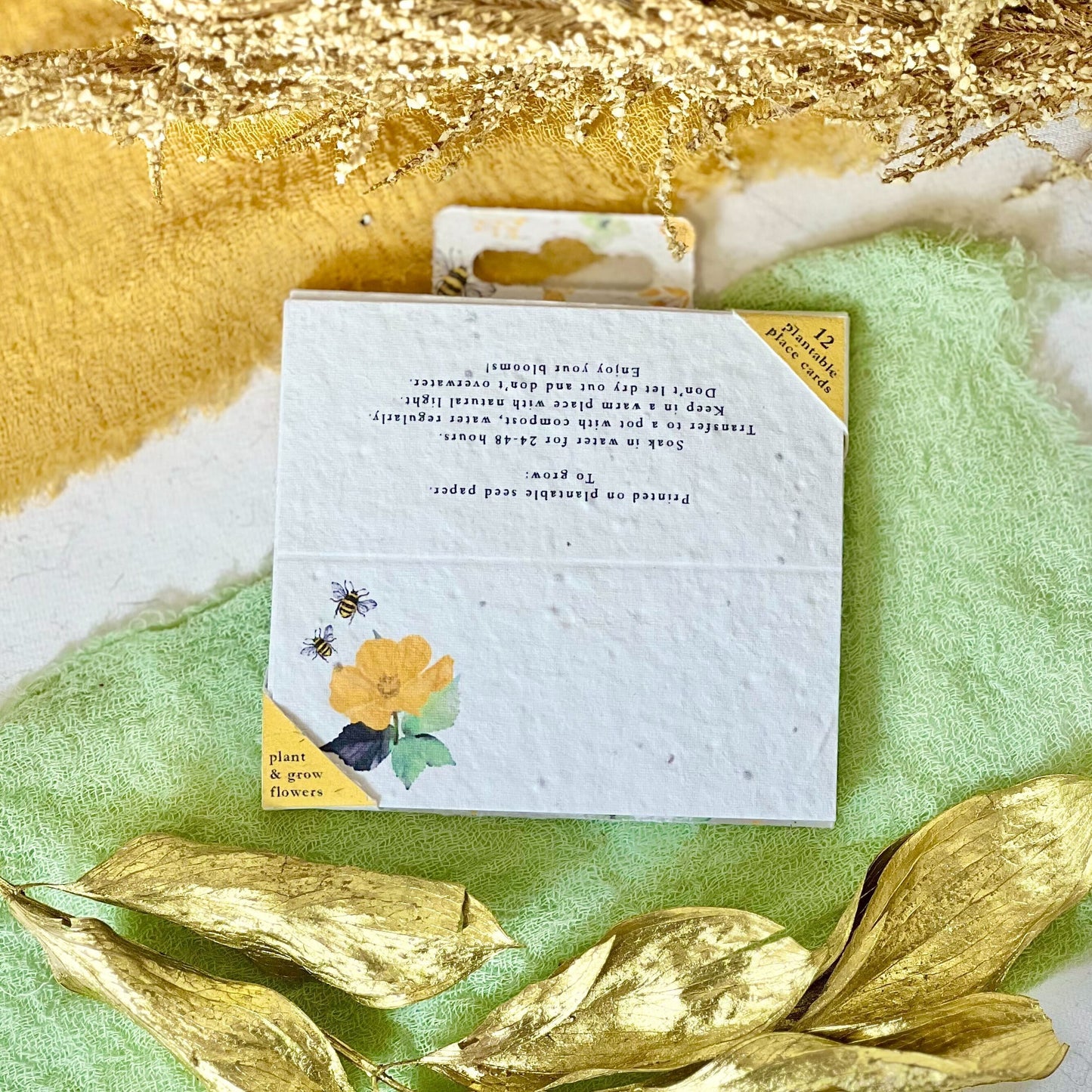 Place Cards - Bees & Blossoms