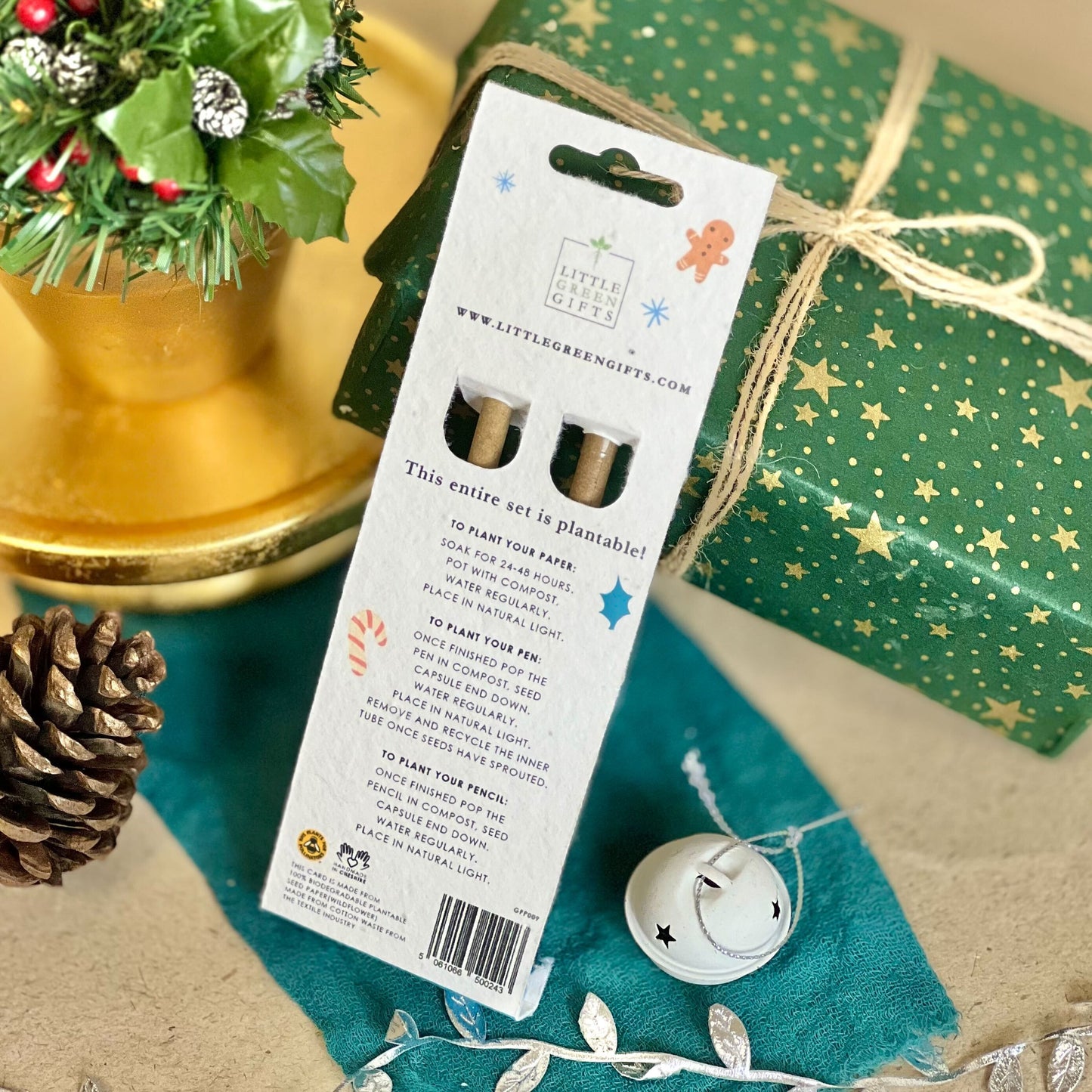 Pen & Pencil Set - Christmas Cheer