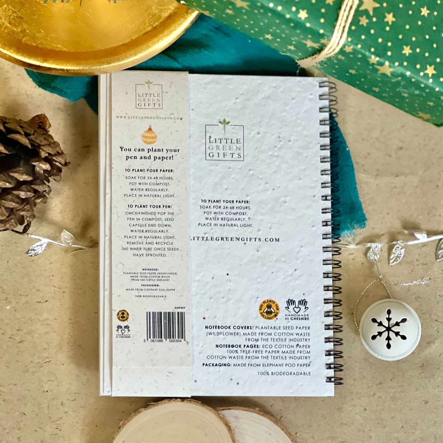 Notebook & Pen Set - Christmas Cheer