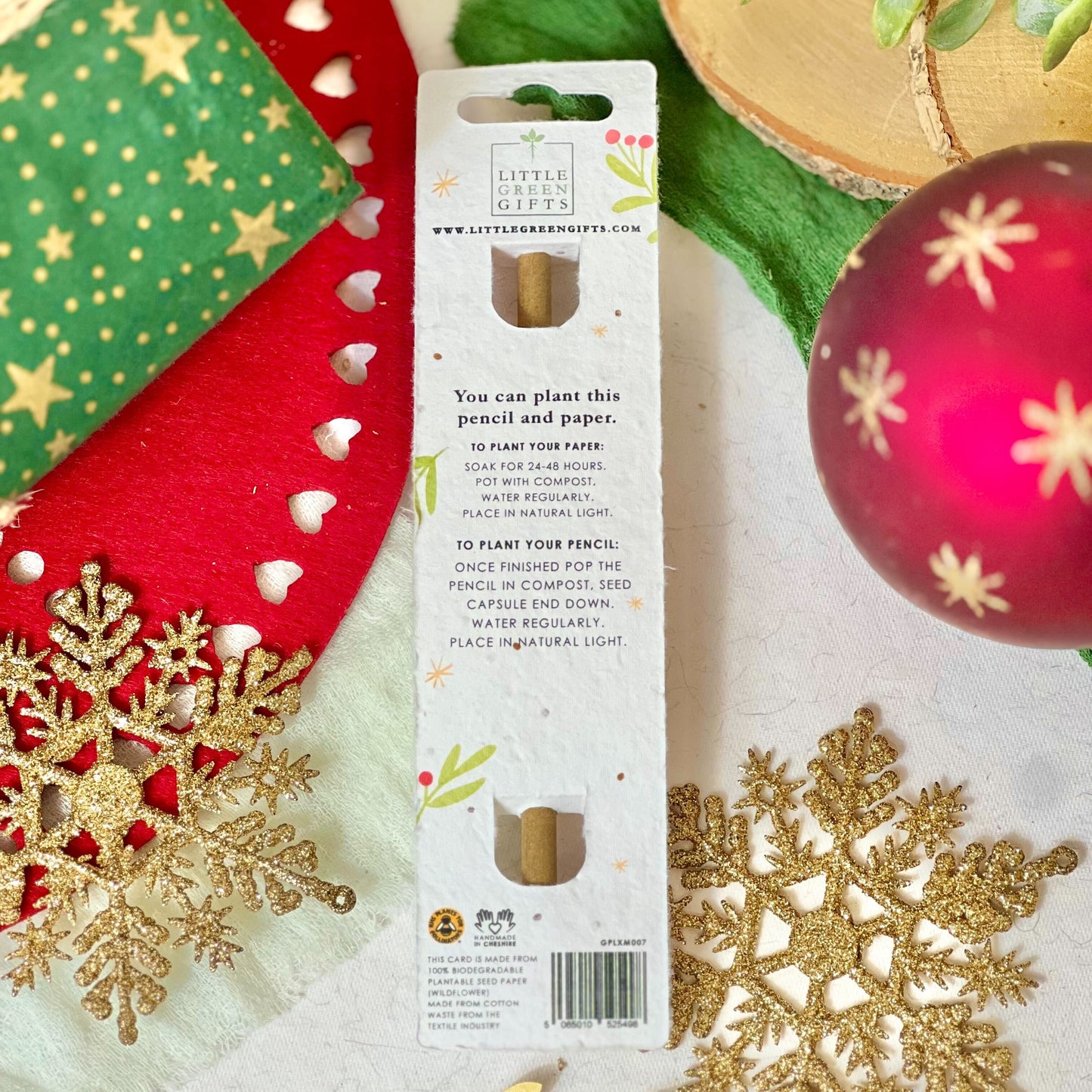 Eco-Friendly Plant-a-Pencil - Christmas Is All Around