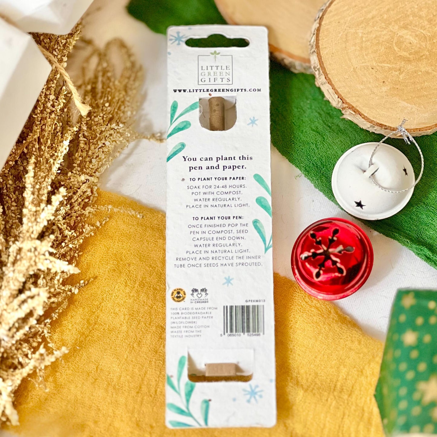 Eco-Friendly Plant-a-Pen - Christmas Fun