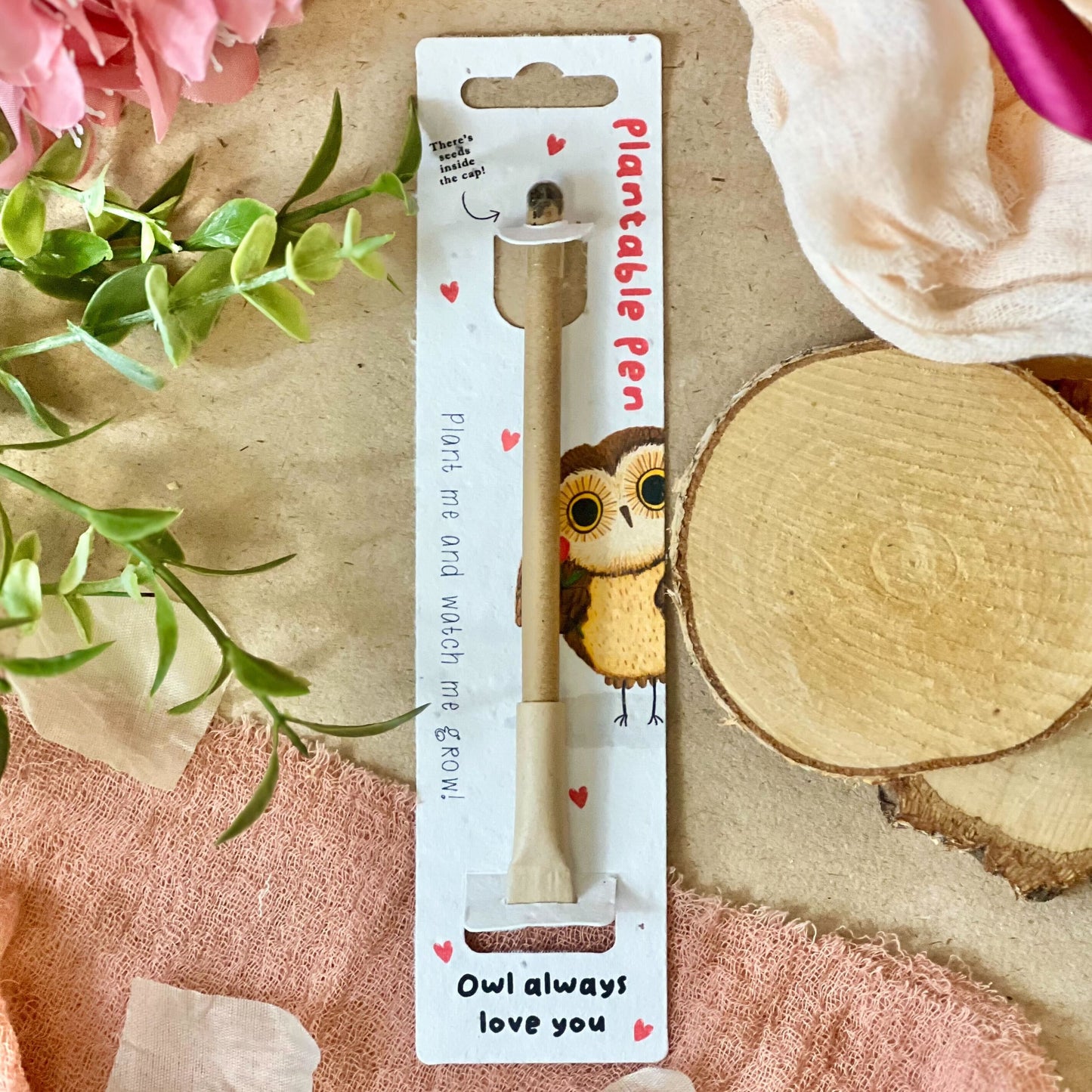 Eco-Friendly Plant-a-Pen - Owl Always Love You