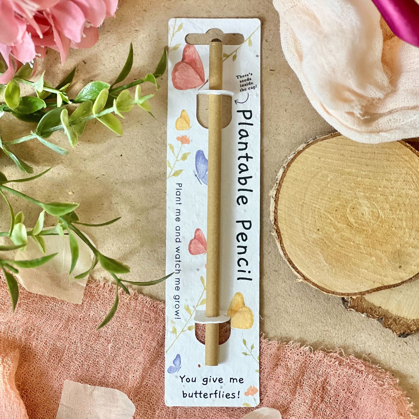Eco-Friendly Plant-a-Pencil - Give Me Butterflies