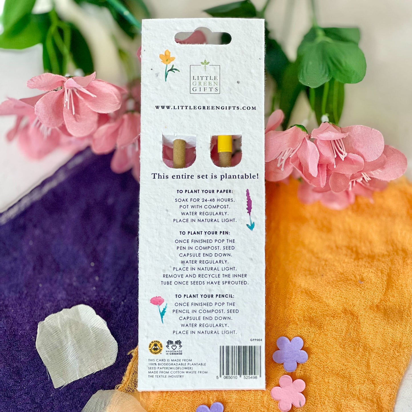 Sustainable Gift Ideas | Plantable Pen & Pencil | Little Green Gifts