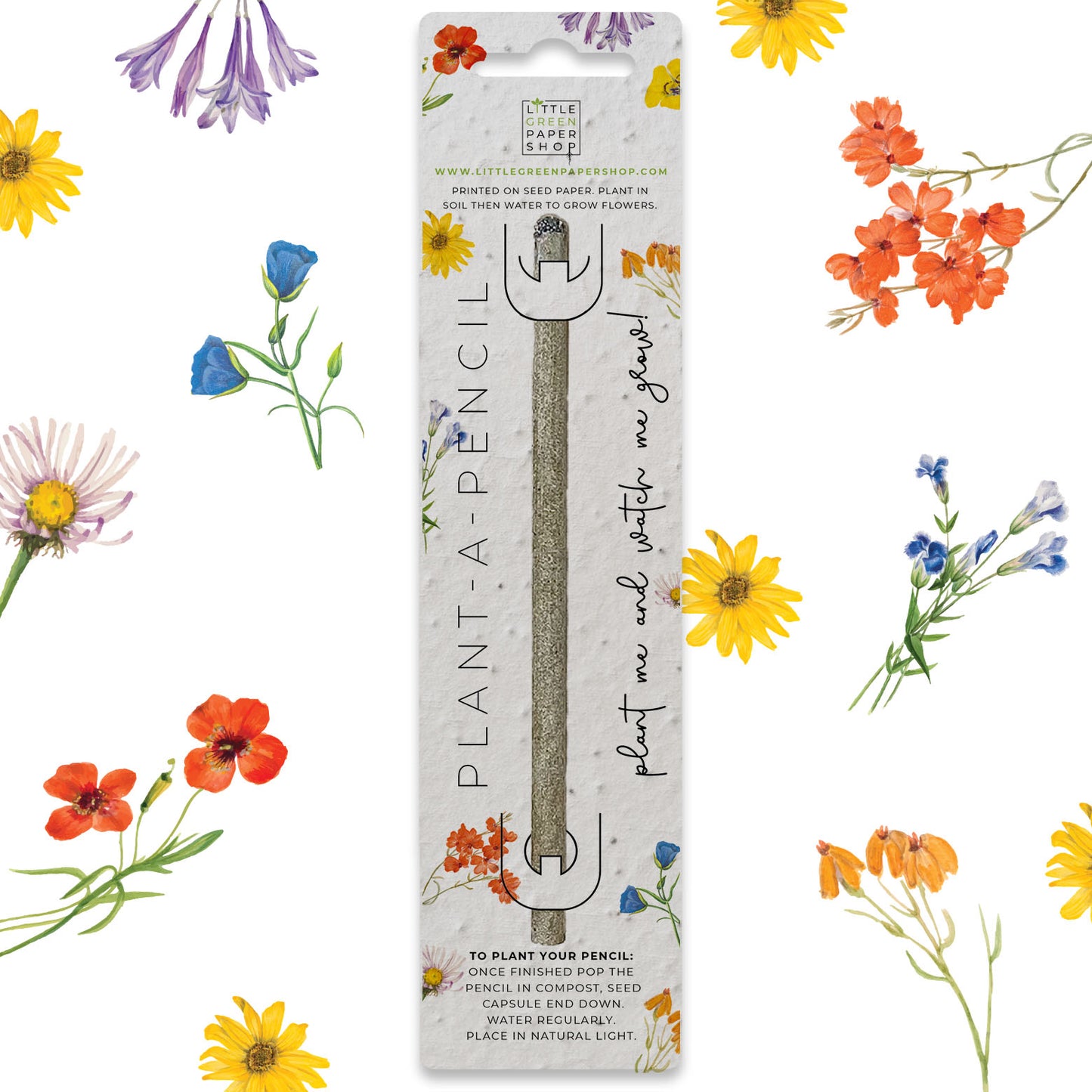 Eco-Friendly Plant-a-Pencil - Wildflowers