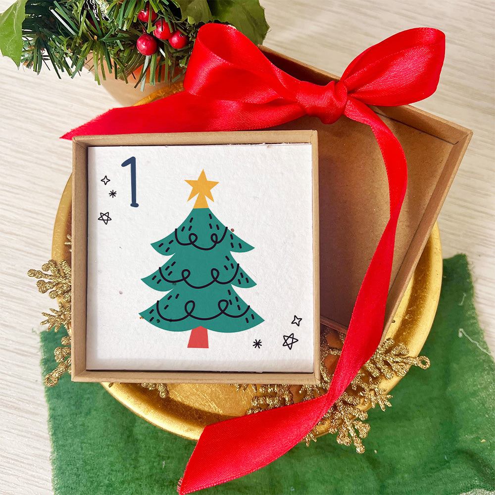 Mini Desktop Advent Calendar - Choice of Designs (TU-6)
