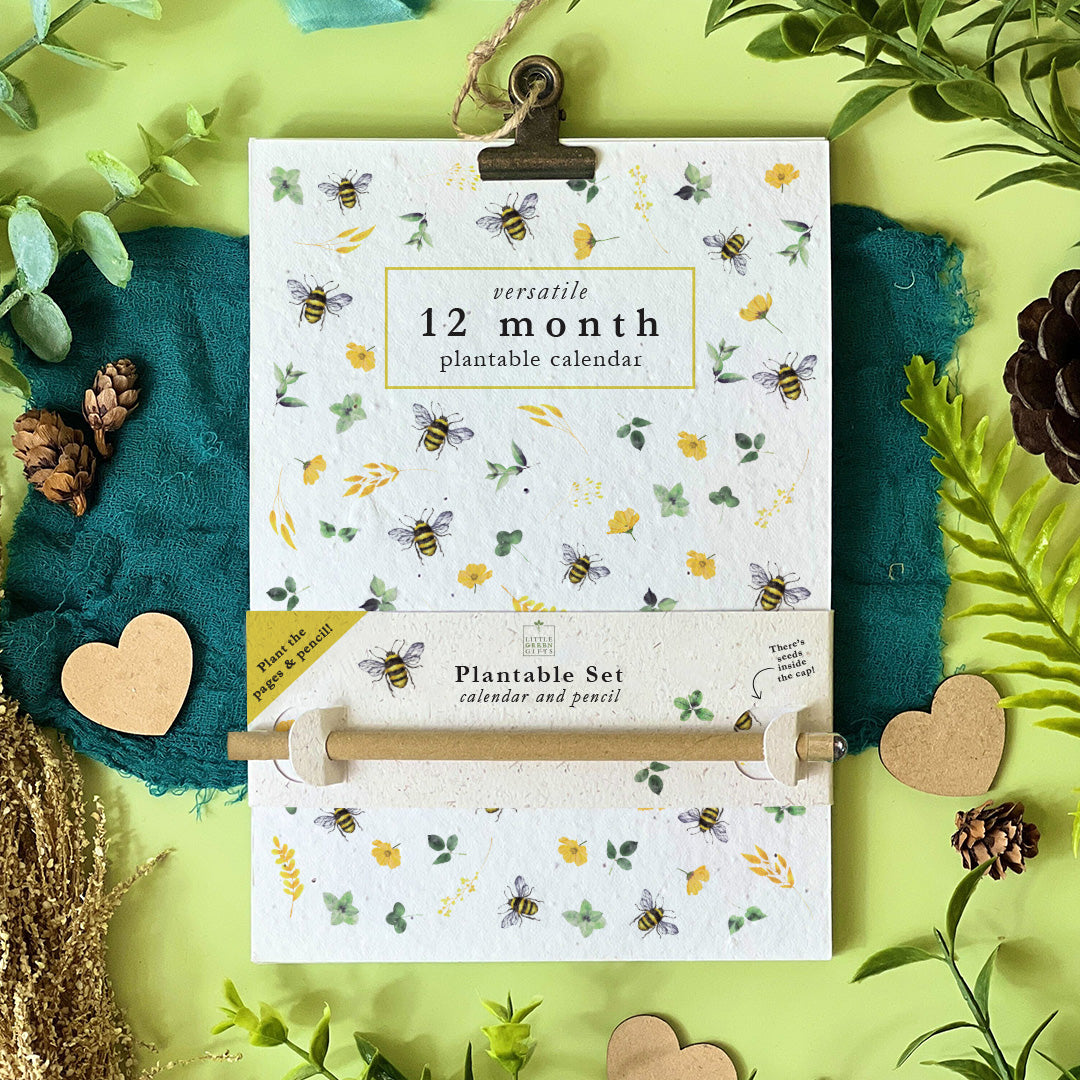 Plantable Versatile Calendar - Bees & Blossoms
