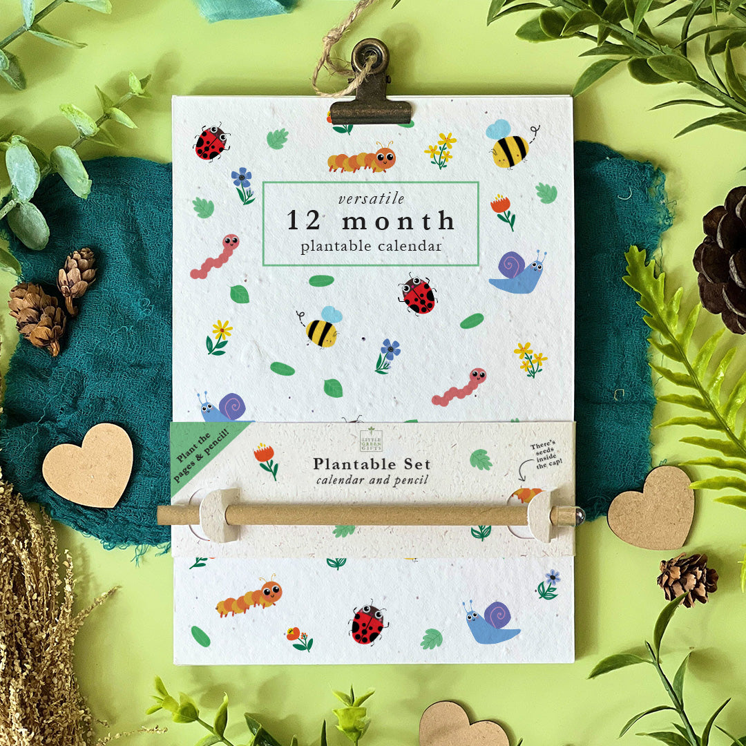 Plantable Versatile Calendar - Bug Bonanza
