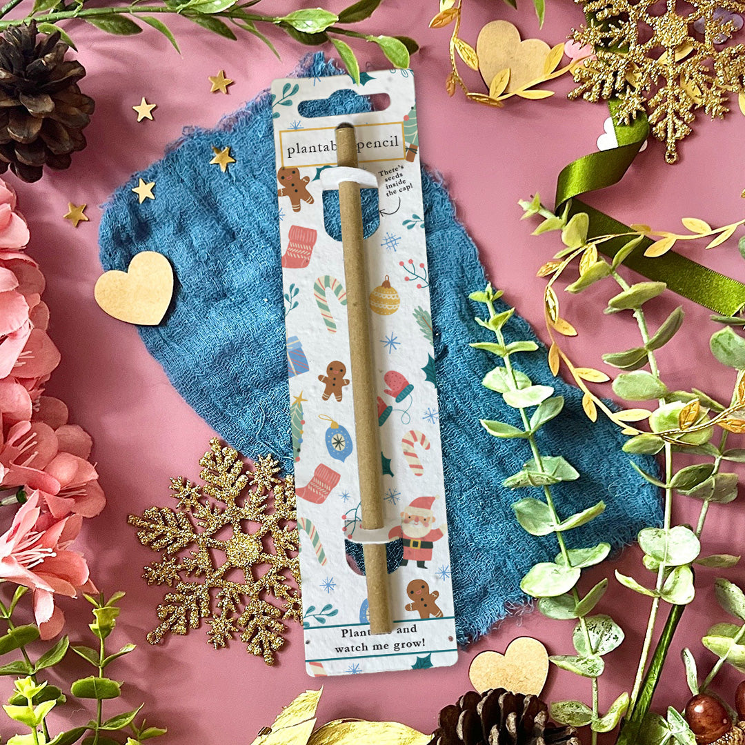 Eco-Friendly Plant-a-Pencil - Christmas Cheer