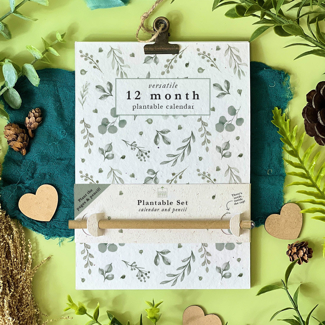 Plantable Versatile Calendar - Eucalyptus Embrace