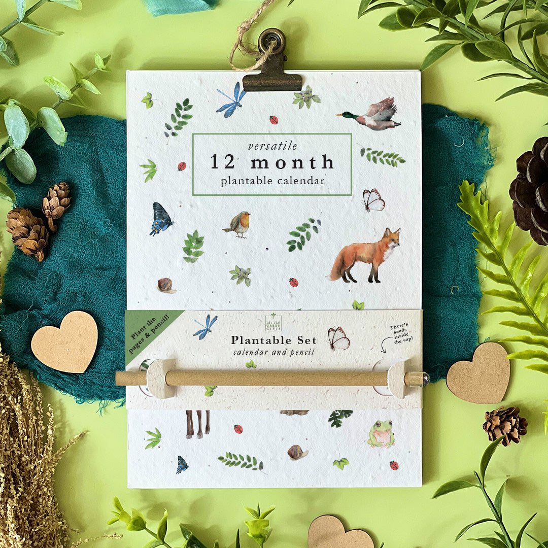 Plantable Versatile Calendar - Woodland Wonders