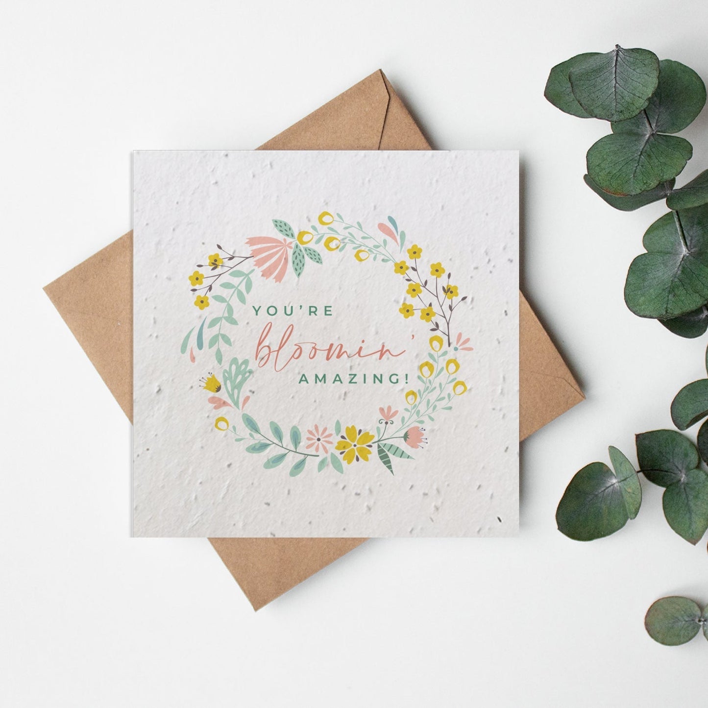 Sustainable Greeting Cards Plantable Seed Paper