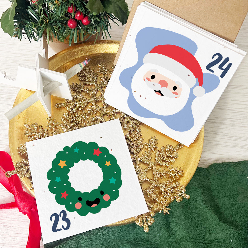 Sustainable Desktop Advent Calendar - Cute Advent