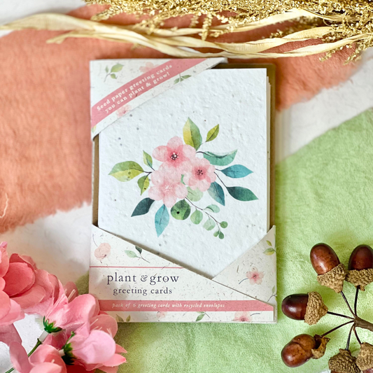 Greeting Cards Multipack - Blushing Blooms