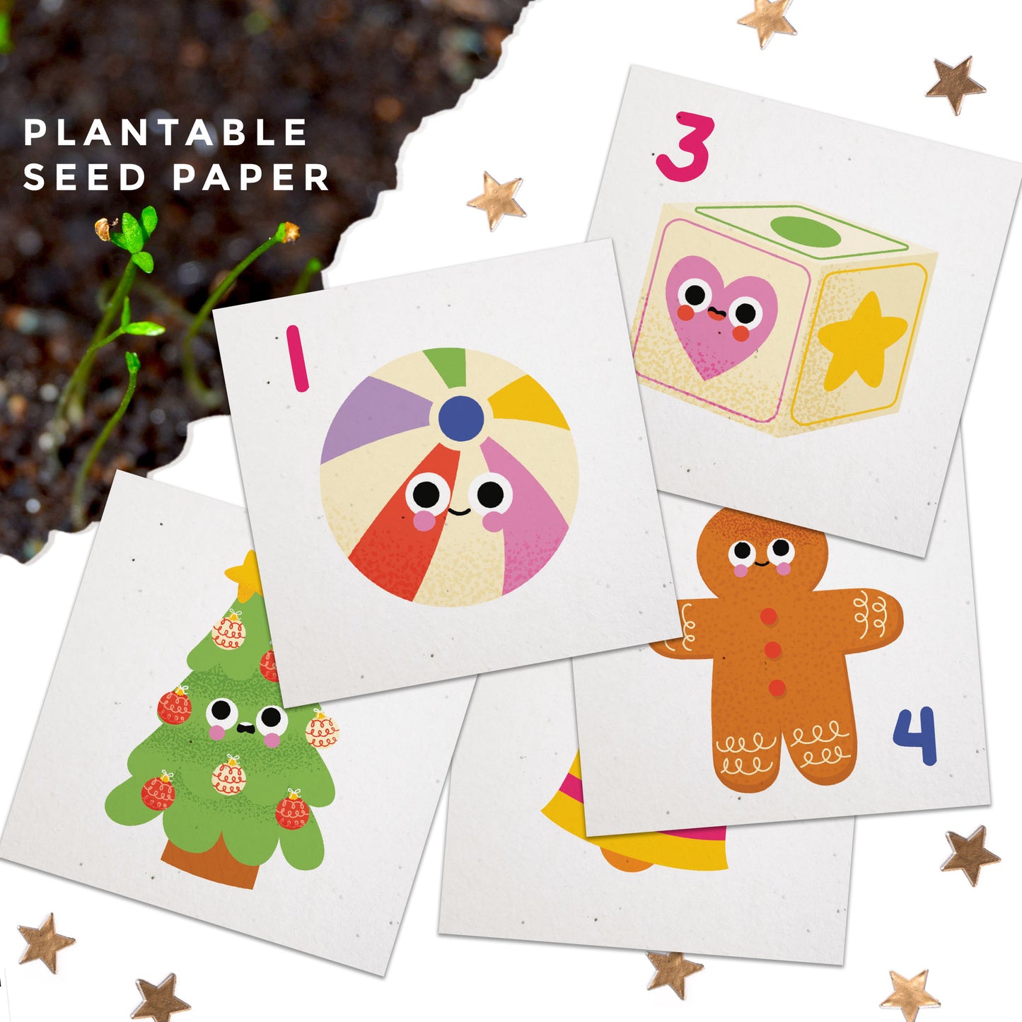 Mini Desktop Advent Calendar - Choice of Designs (TU-6)
