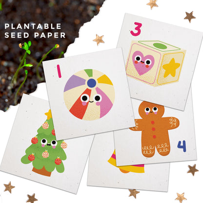 Mini Desktop Advent Calendar - Choice of Designs (TU-6)