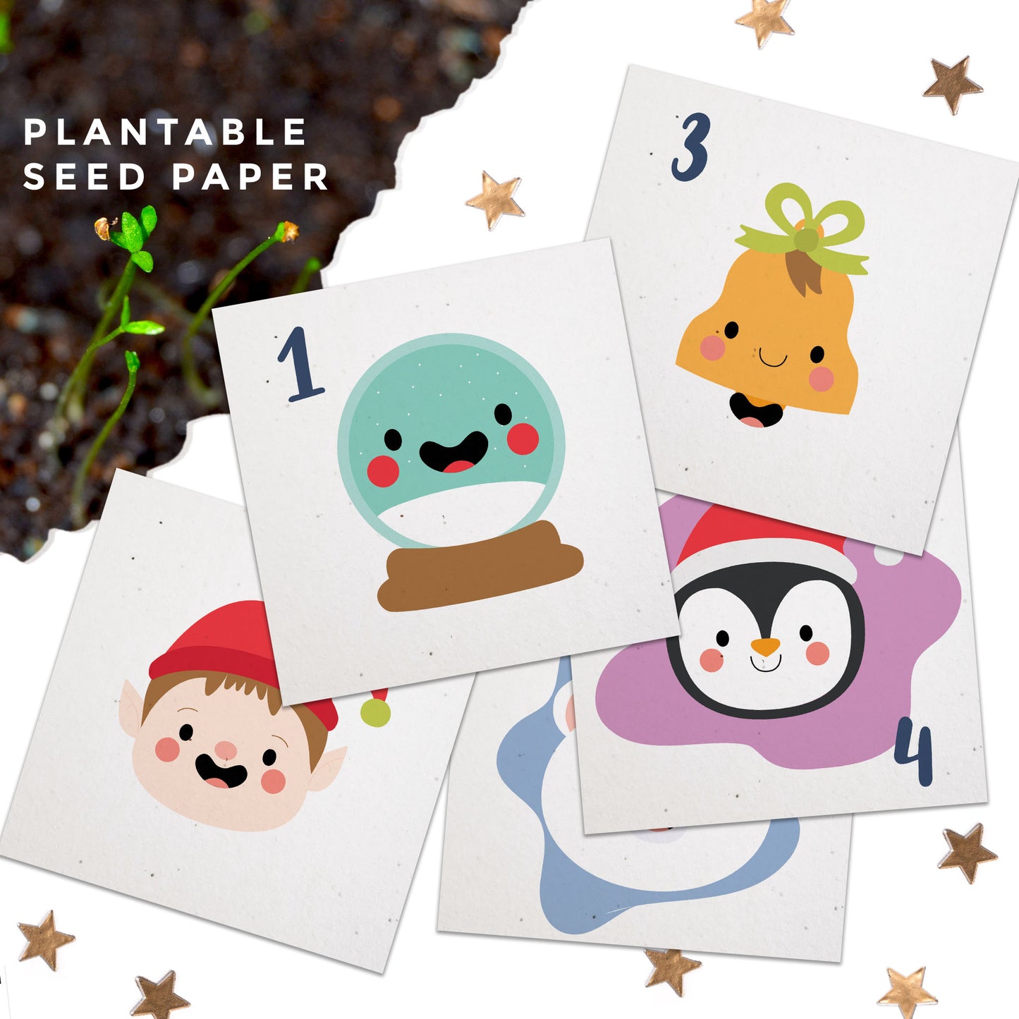 Mini Desktop Advent Calendar - Choice of Designs (TU-6)