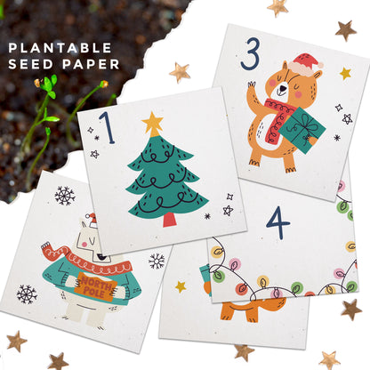 Mini Desktop Advent Calendar - Choice of Designs (TU-6)