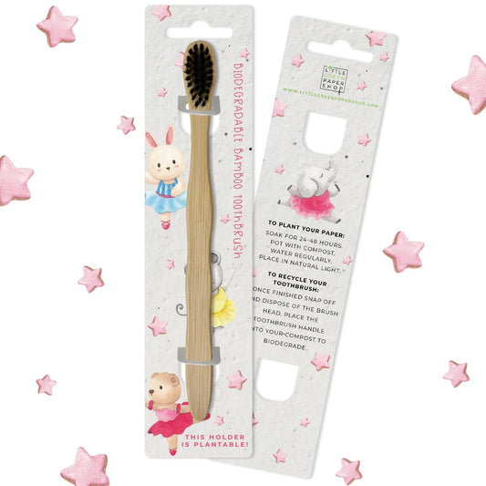 Bamboo Toothbrush - Ballerinas