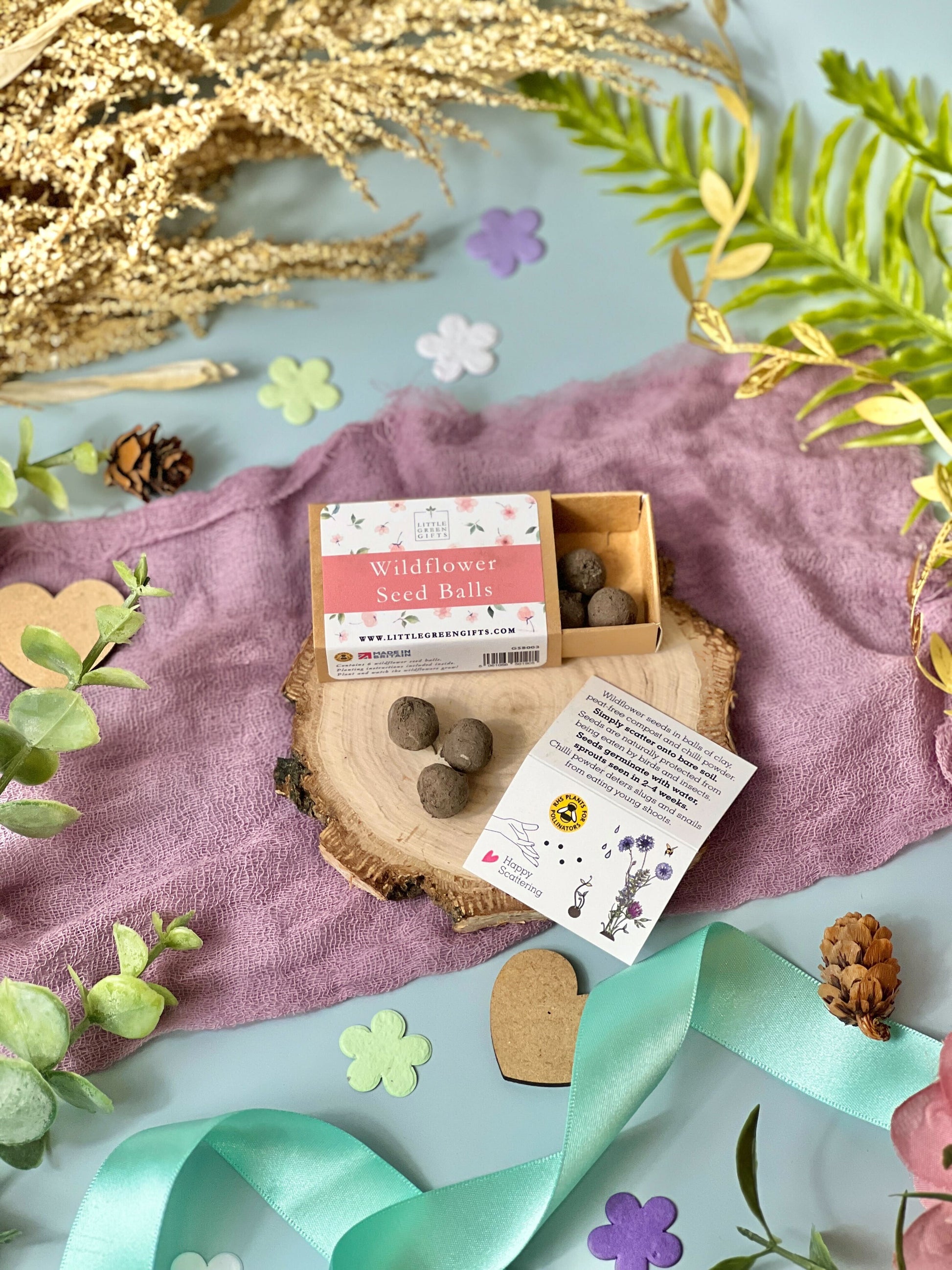 wildflower seeds gift Wildflower Seed Balls - Blushing Blooms