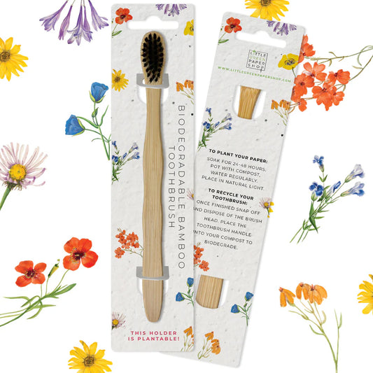 Bamboo Toothbrush - Wildflowers