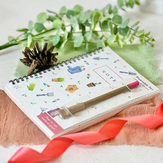 Notebook & Pen Set - Gardening Glee