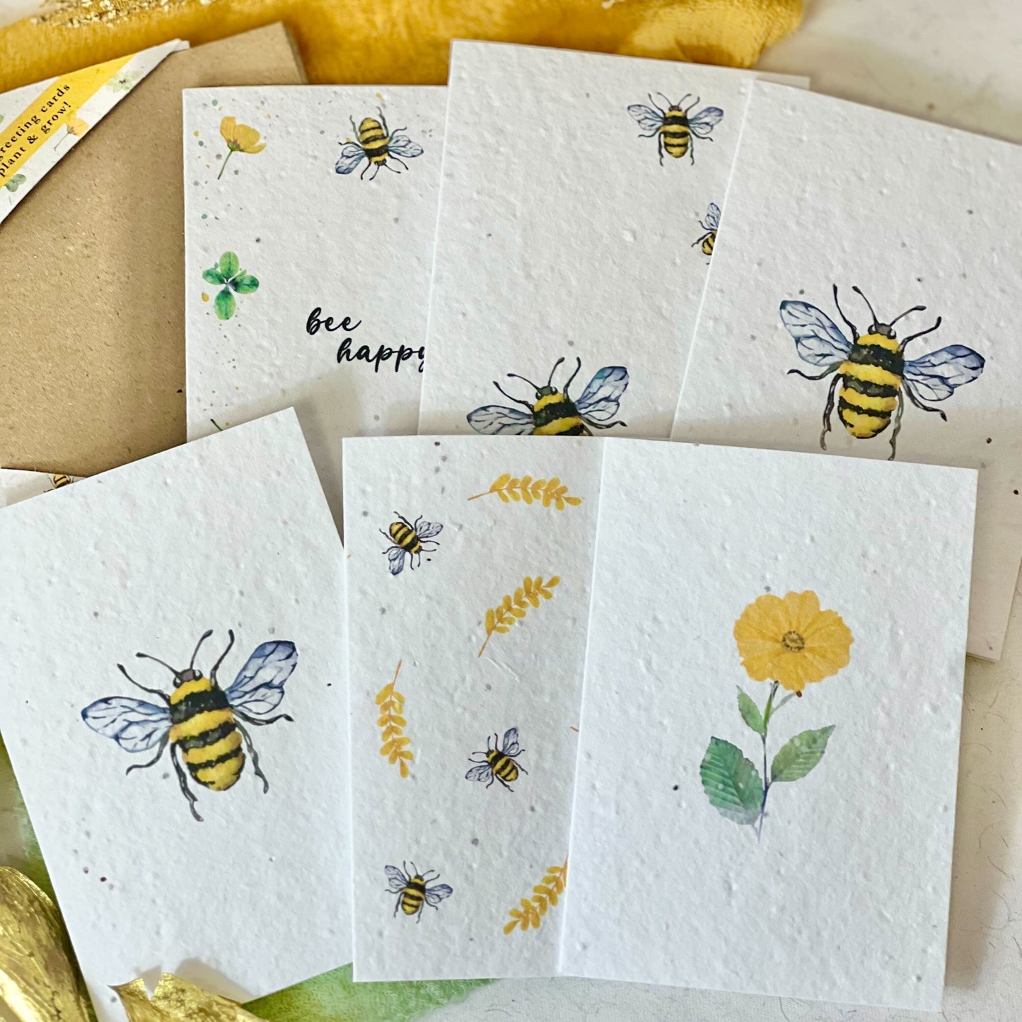 Greeting Cards Multipack - Bees & Blossoms