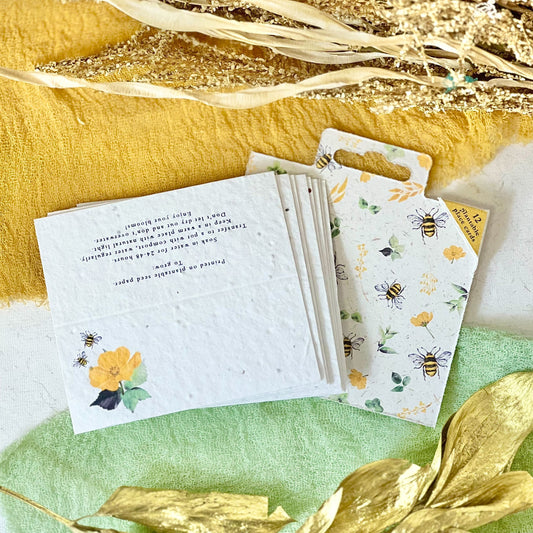 Place Cards - Bees & Blossoms