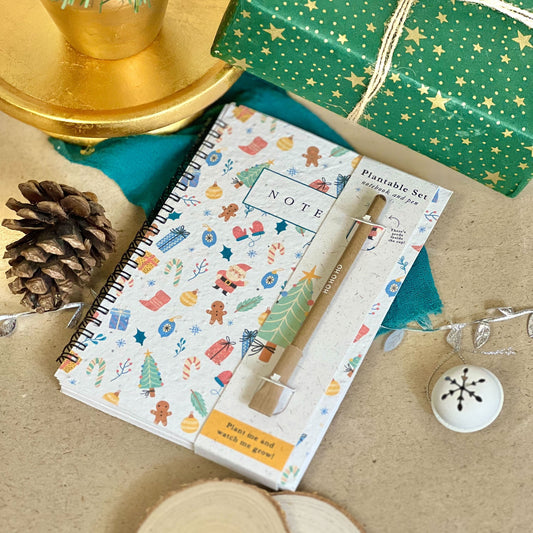 Notebook & Pen Set - Christmas Cheer