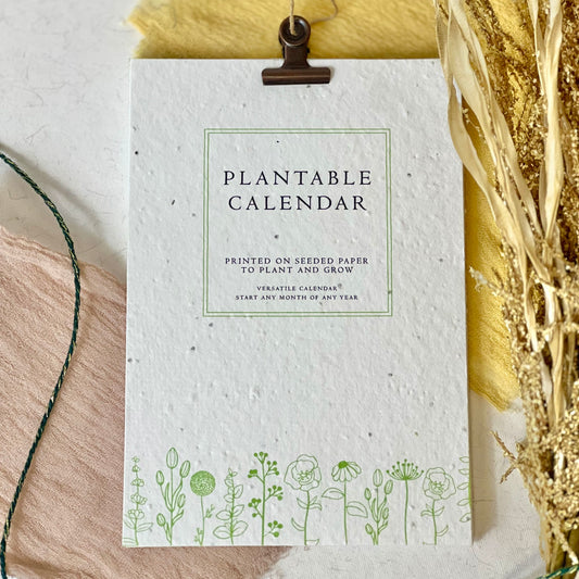 Sustainable Calendar - Green Meadow