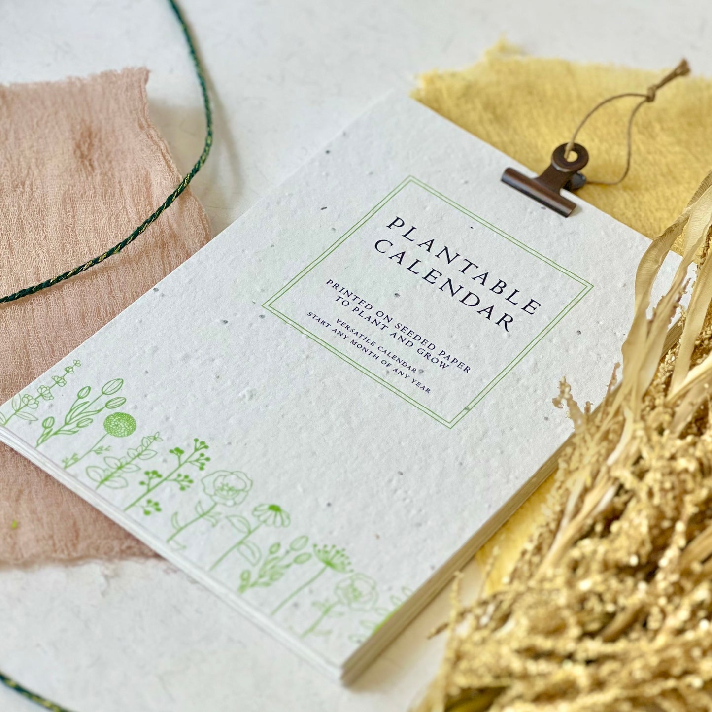 Sustainable Calendar - Green Meadow