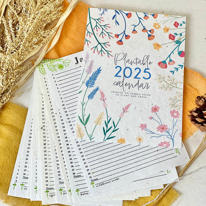 Sustainable Calendar - Flower Trails
