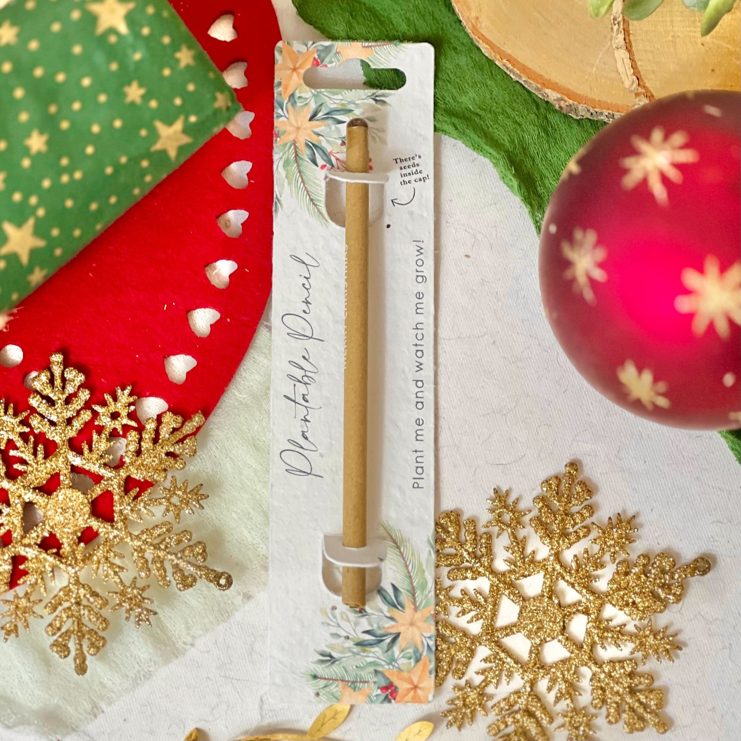 Individual Pencil - Choice of CHRISTMAS Designs (TU-8)