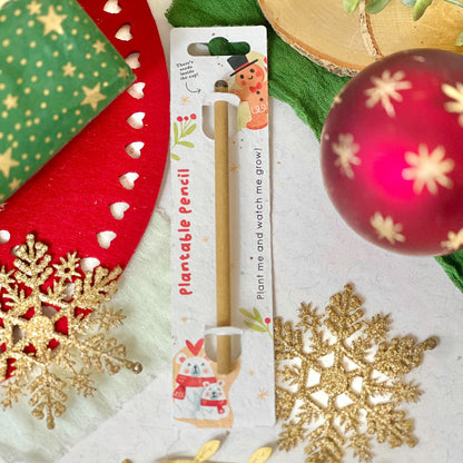 Individual Pencil - Choice of CHRISTMAS Designs (TU-8)