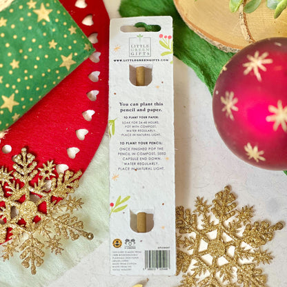 Eco-Friendly Plant-a-Pencil - Christmas Is All Around