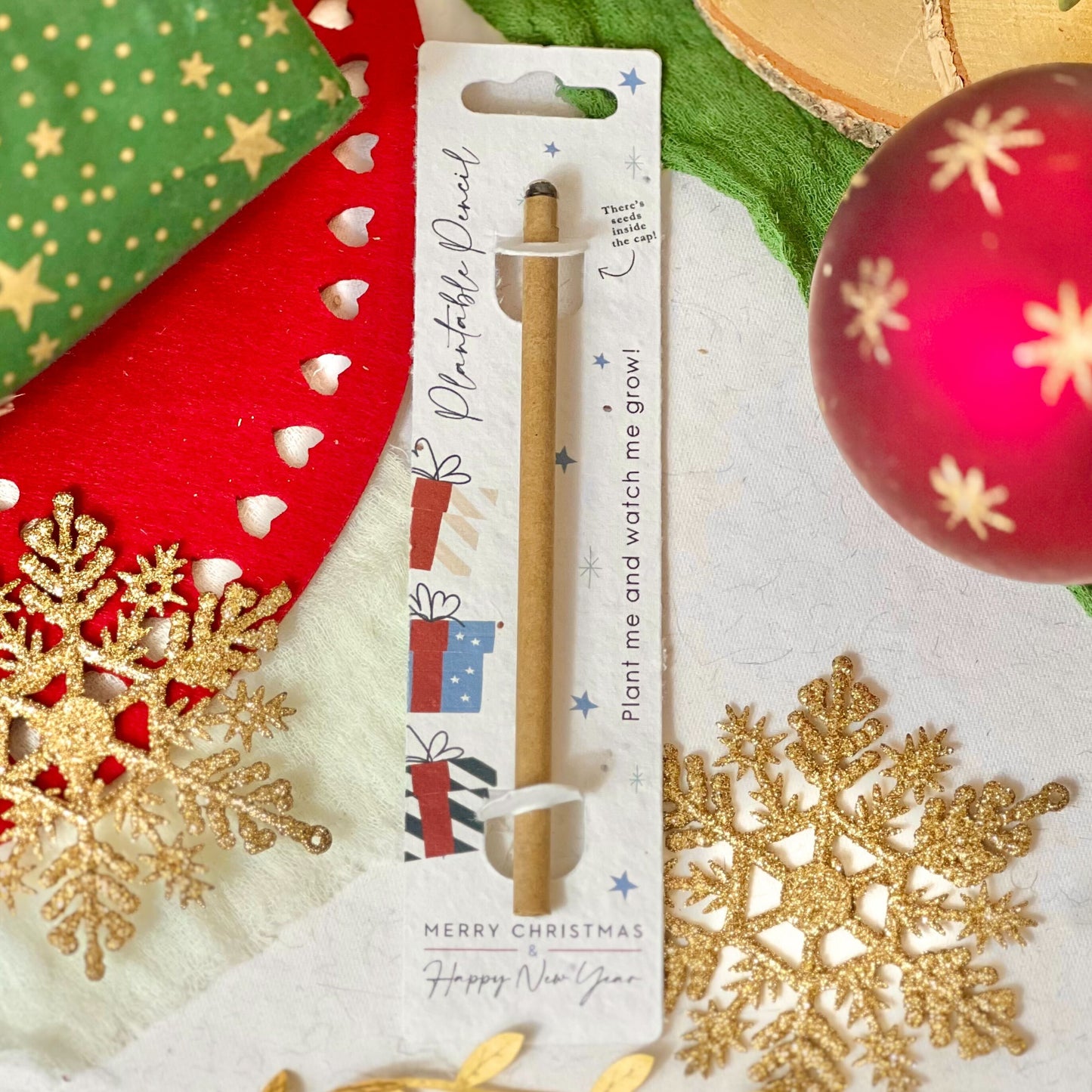 Individual Pencil - Choice of CHRISTMAS Designs (TU-8)