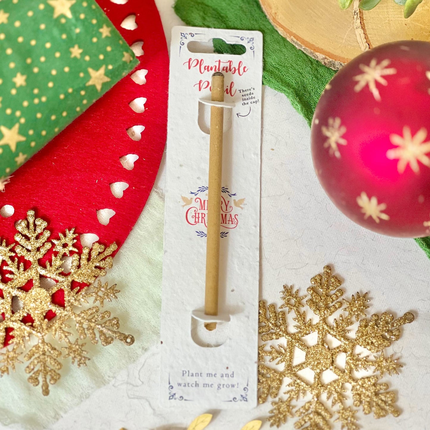 Individual Pencil - Choice of CHRISTMAS Designs (TU-8)