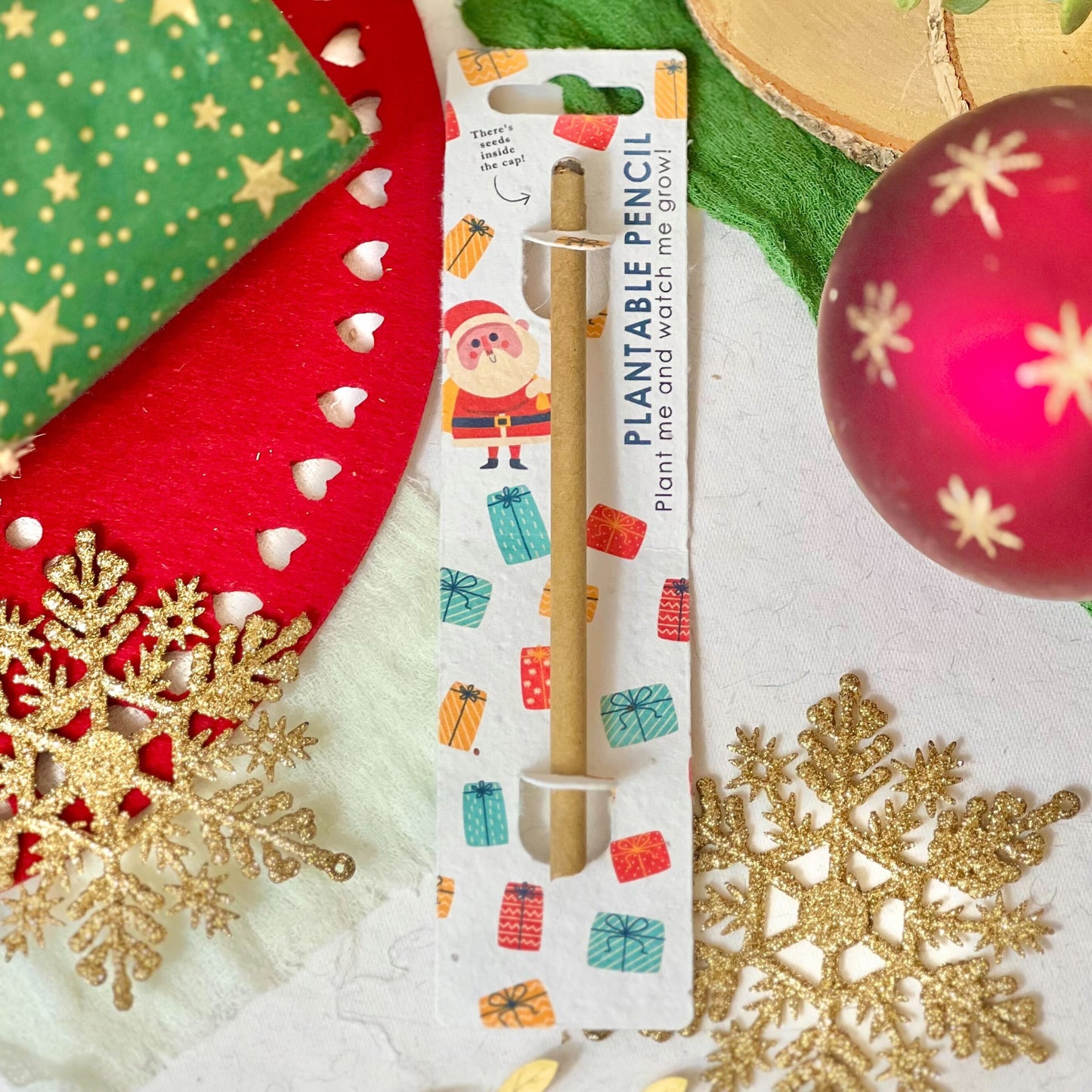 Individual Pencil - Choice of CHRISTMAS Designs (TU-8)