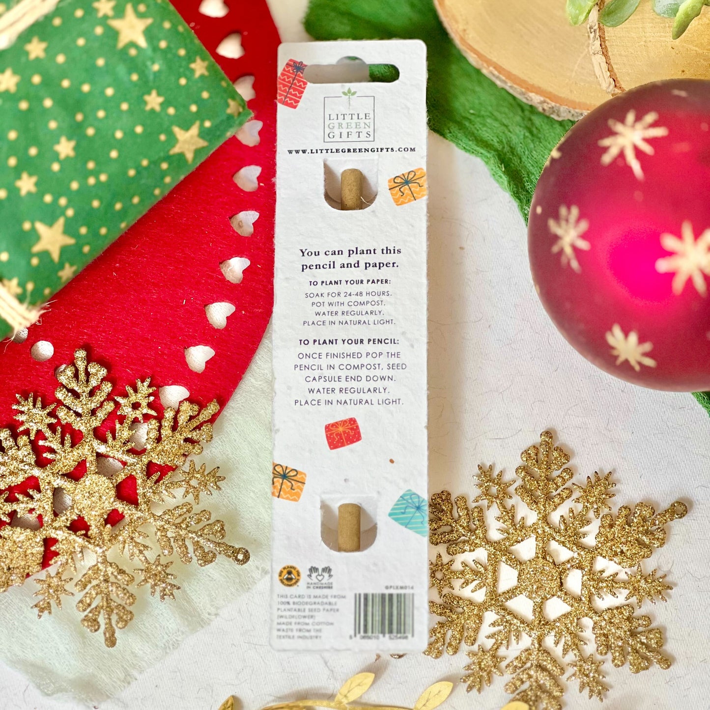 Eco-Friendly Plant-a-Pencil - Jingle Bells