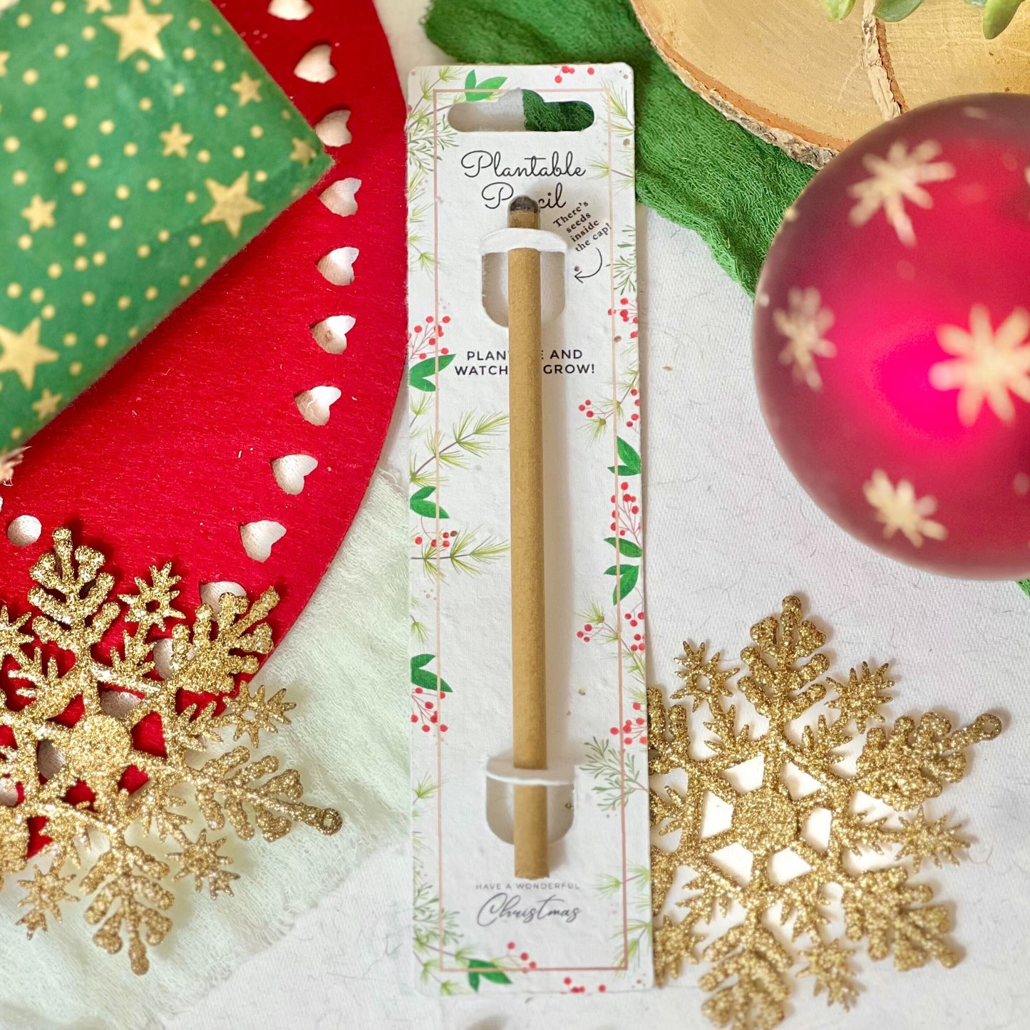 Individual Pencil - Choice of CHRISTMAS Designs (TU-8)