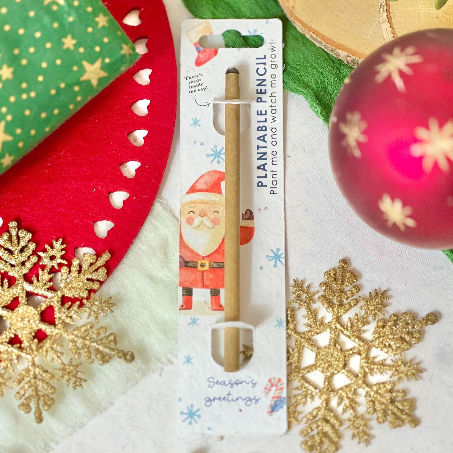 Individual Pencil - Choice of CHRISTMAS Designs (TU-8)