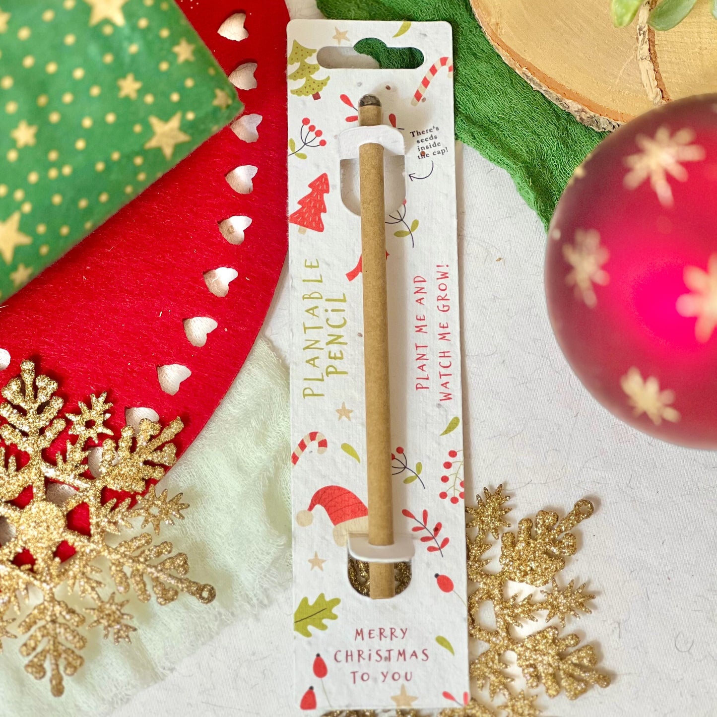 Individual Pencil - Choice of CHRISTMAS Designs (TU-8)