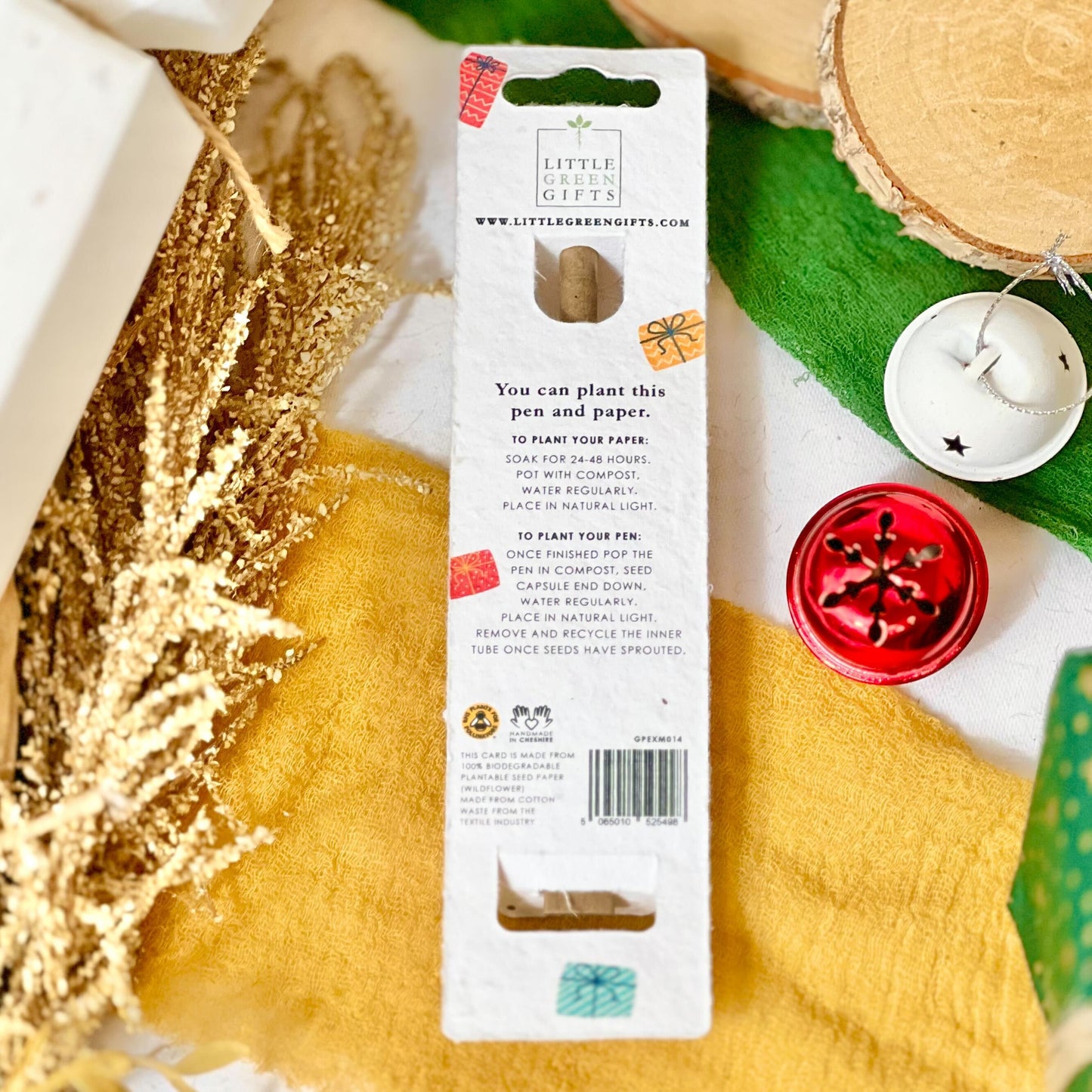 Eco-Friendly Plant-a-Pen - Jingle Bells