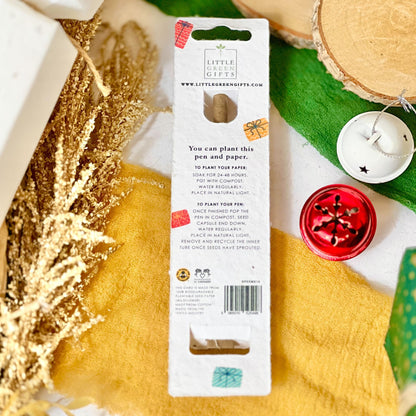 Eco-Friendly Plant-a-Pen - Jingle Bells