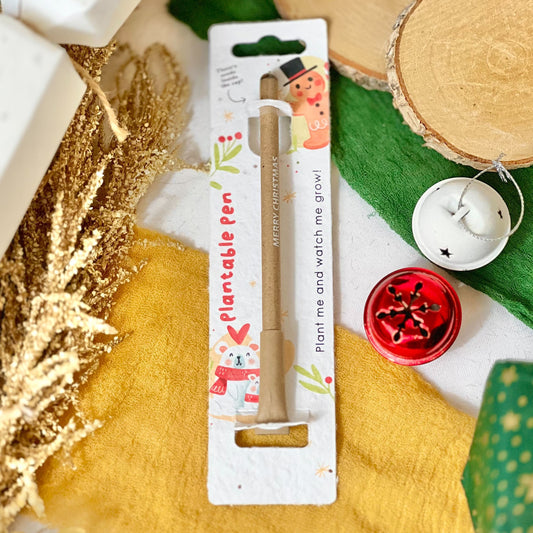 Eco-Friendly Plant-a-Pen - Christmas Is All Around